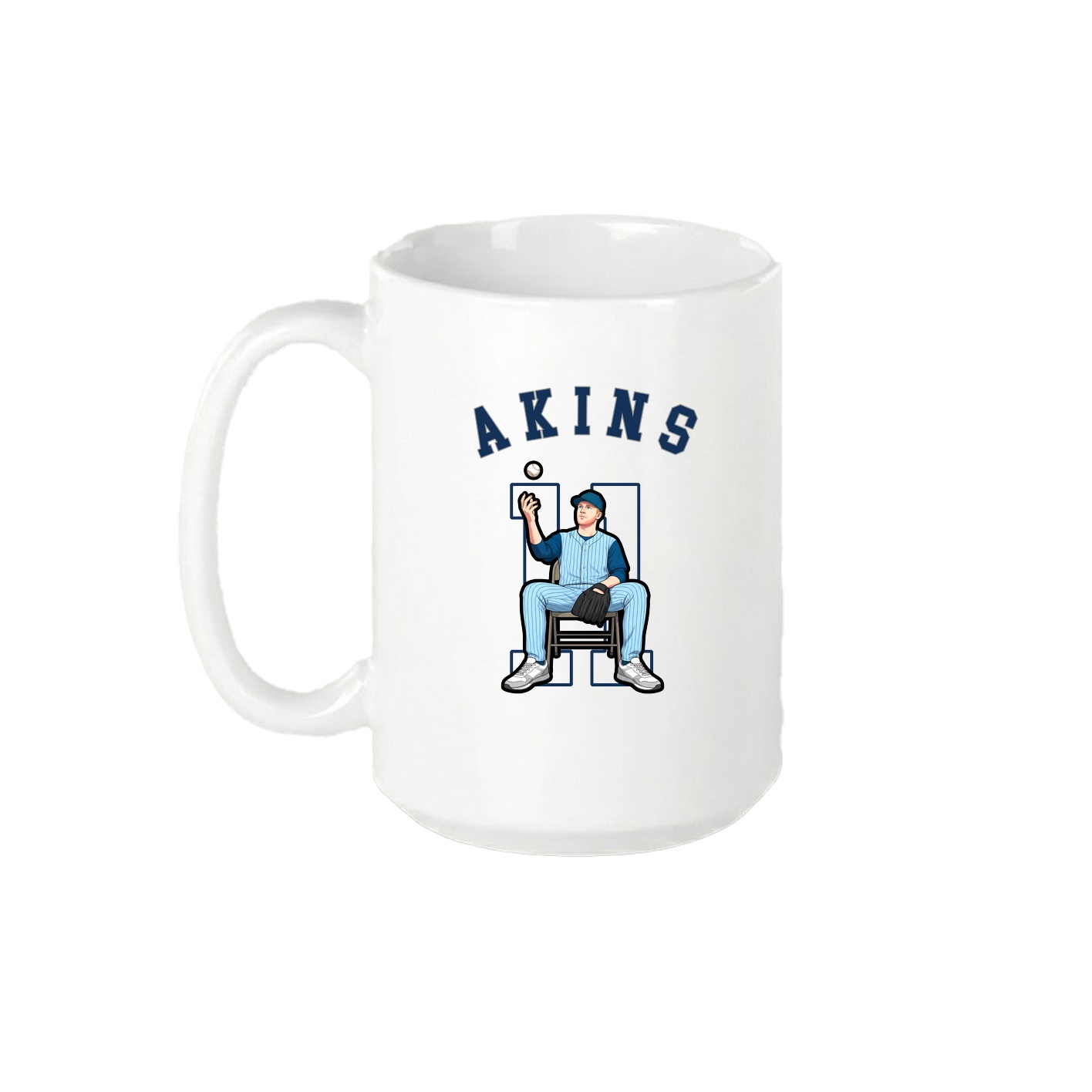 15oz Coffee Mug — Shirsey Arch in White