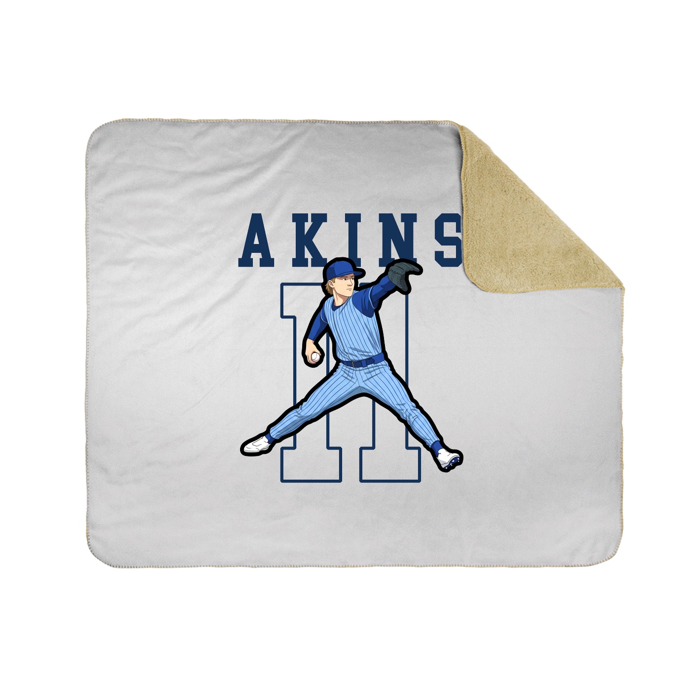 Throw Blanket — Shirsey in White