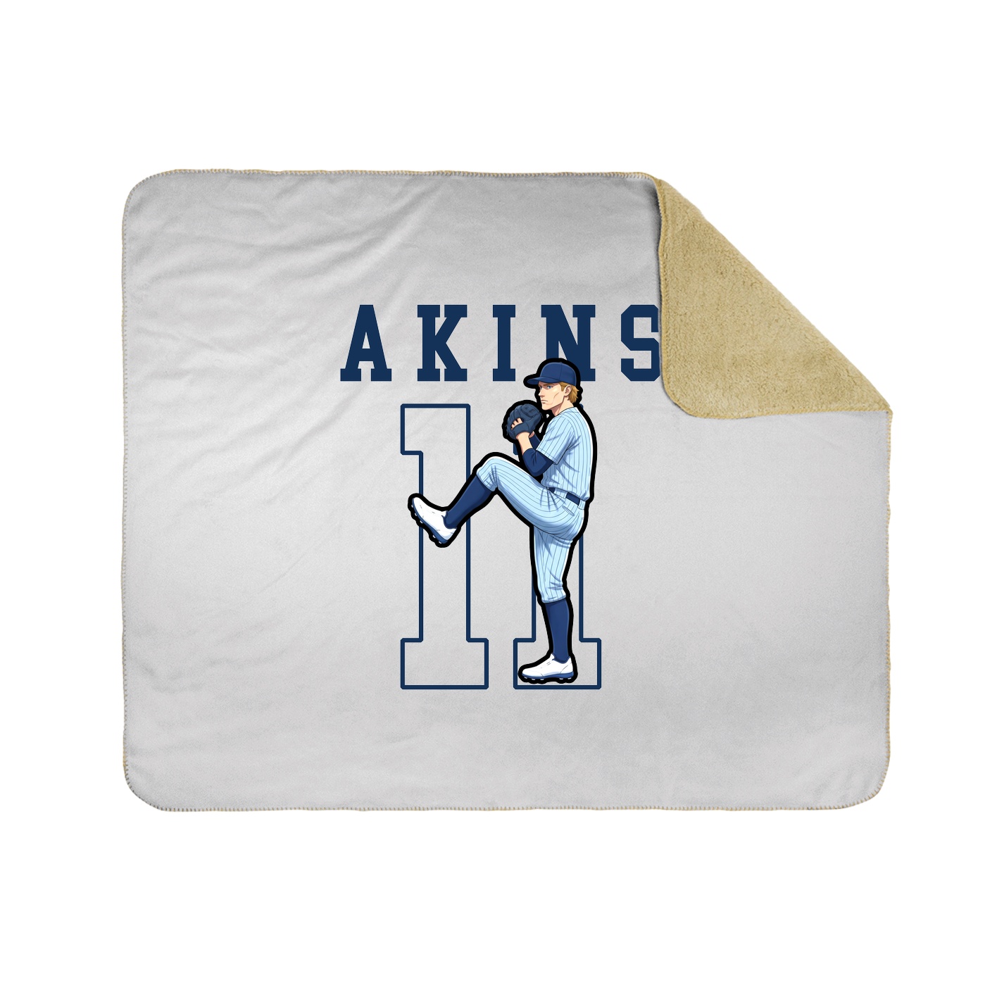 50x60 Sherpa Lined Throw Blanket