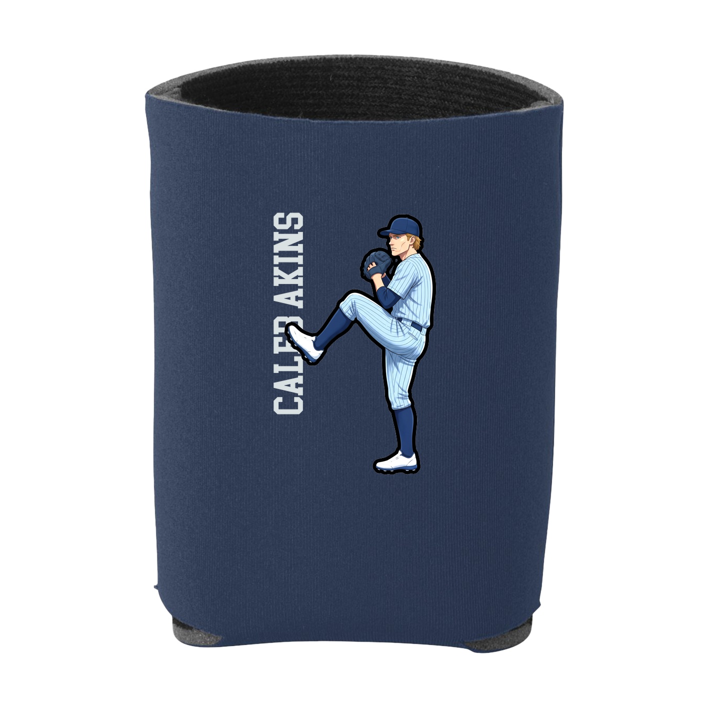 Can Holder — Name Vertical in Navy