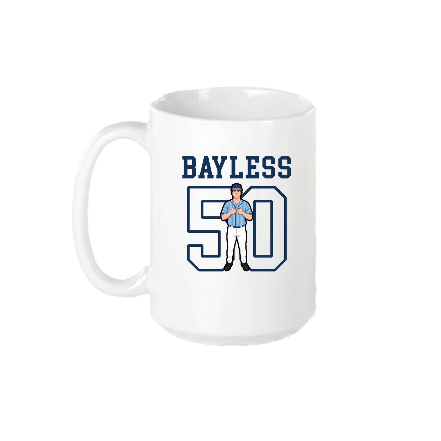 15oz Coffee Mug — Shirsey in White