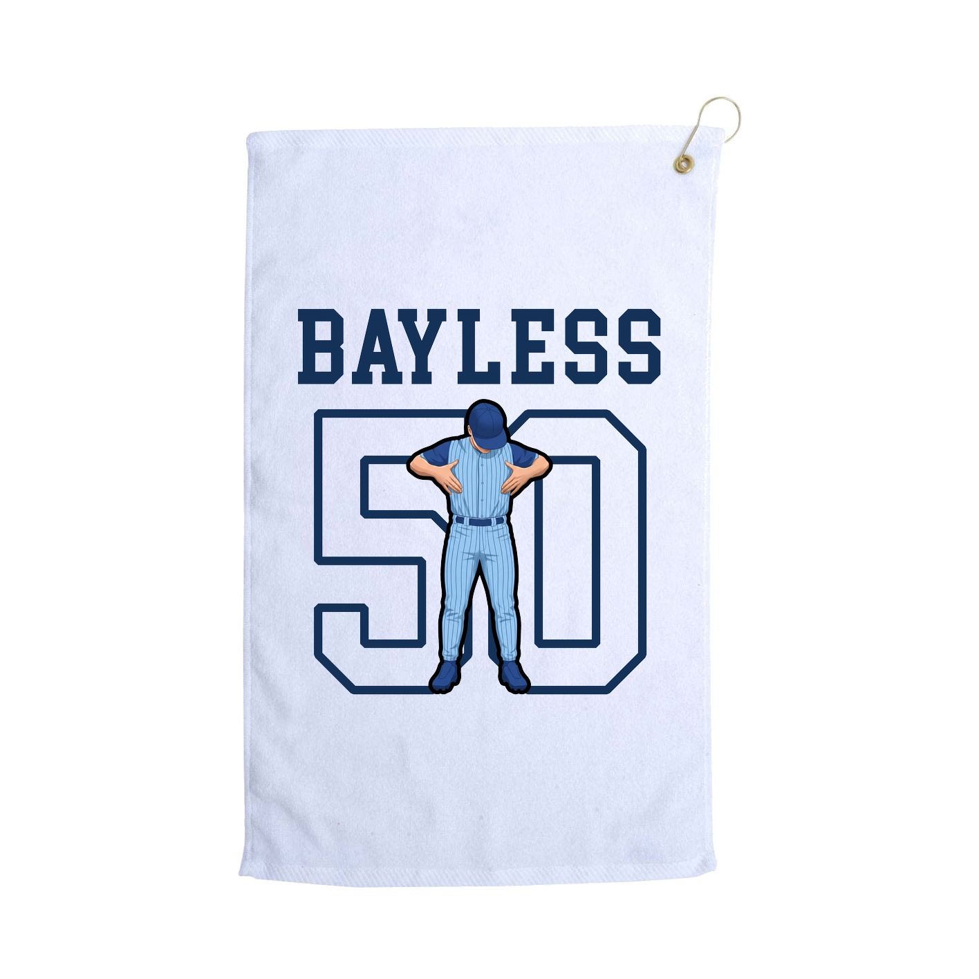 Golf Towel — Shirsey in White