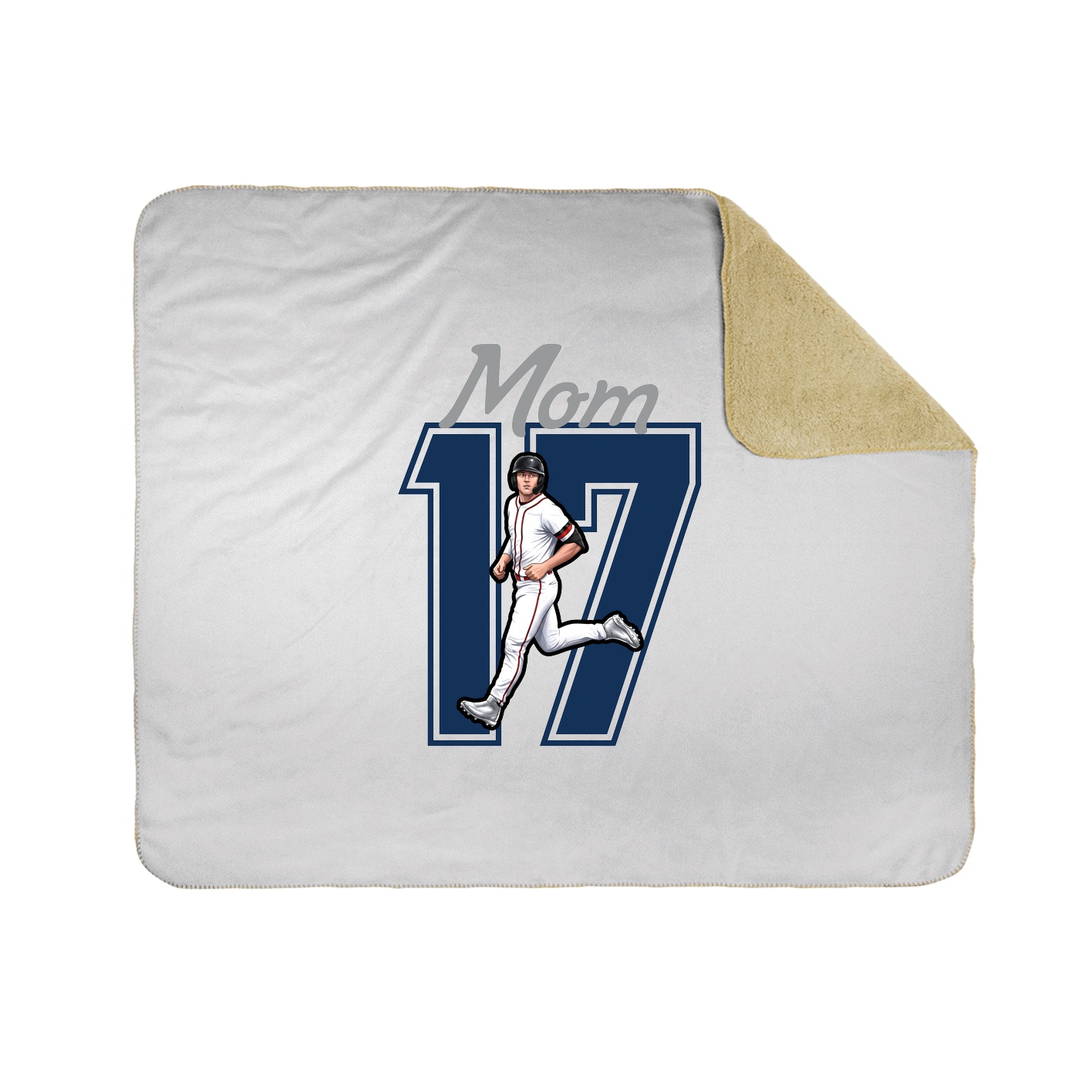 Throw Blanket — Mothers Day Shirsey in White