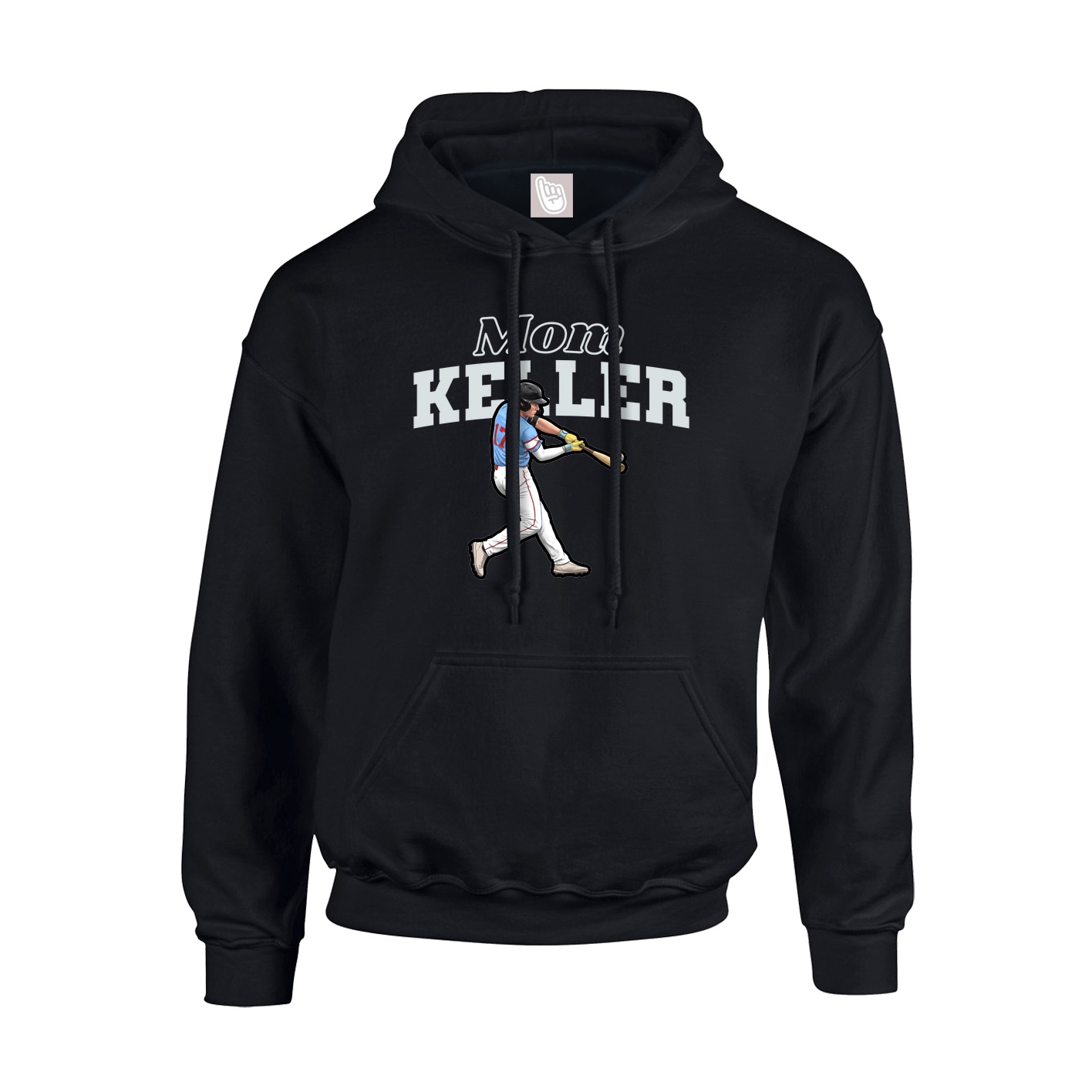 Hoodie — Mothers Day Block in Black