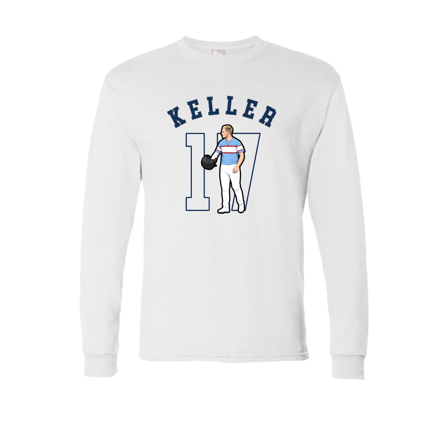 Long Sleeve Tee — Shirsey Arch in White