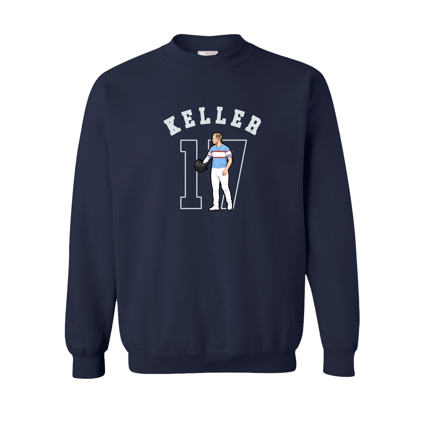 Fleece Crew — Shirsey Arch in Navy