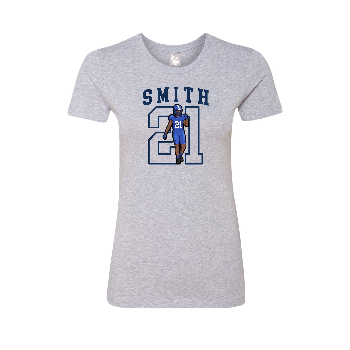 Fitted Women's Tee — Shirsey in Grey