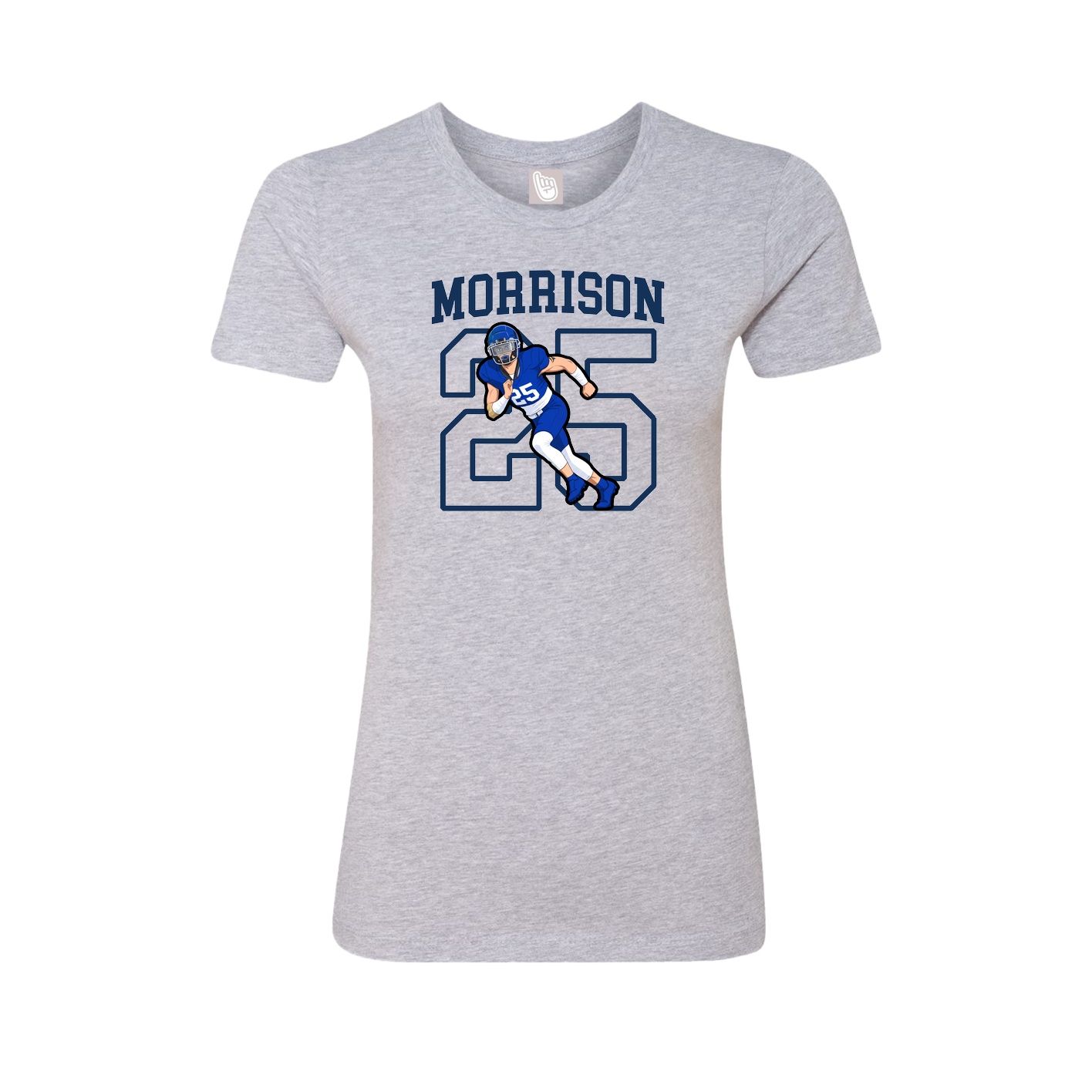 Fitted Women's Tee — Shirsey in Grey