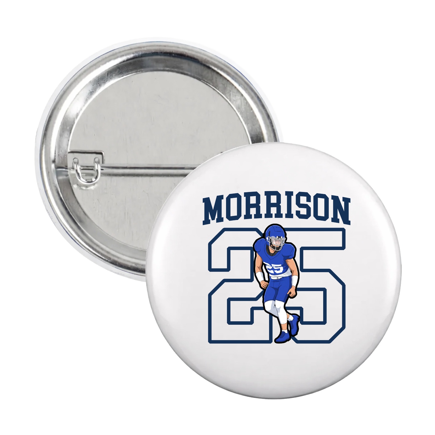 Game Day Button — Shirsey in White