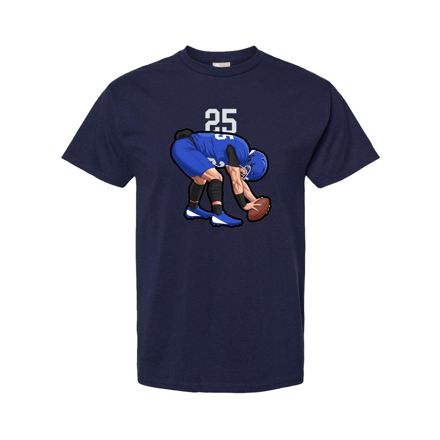 Youth Tee — Number Top in Navy