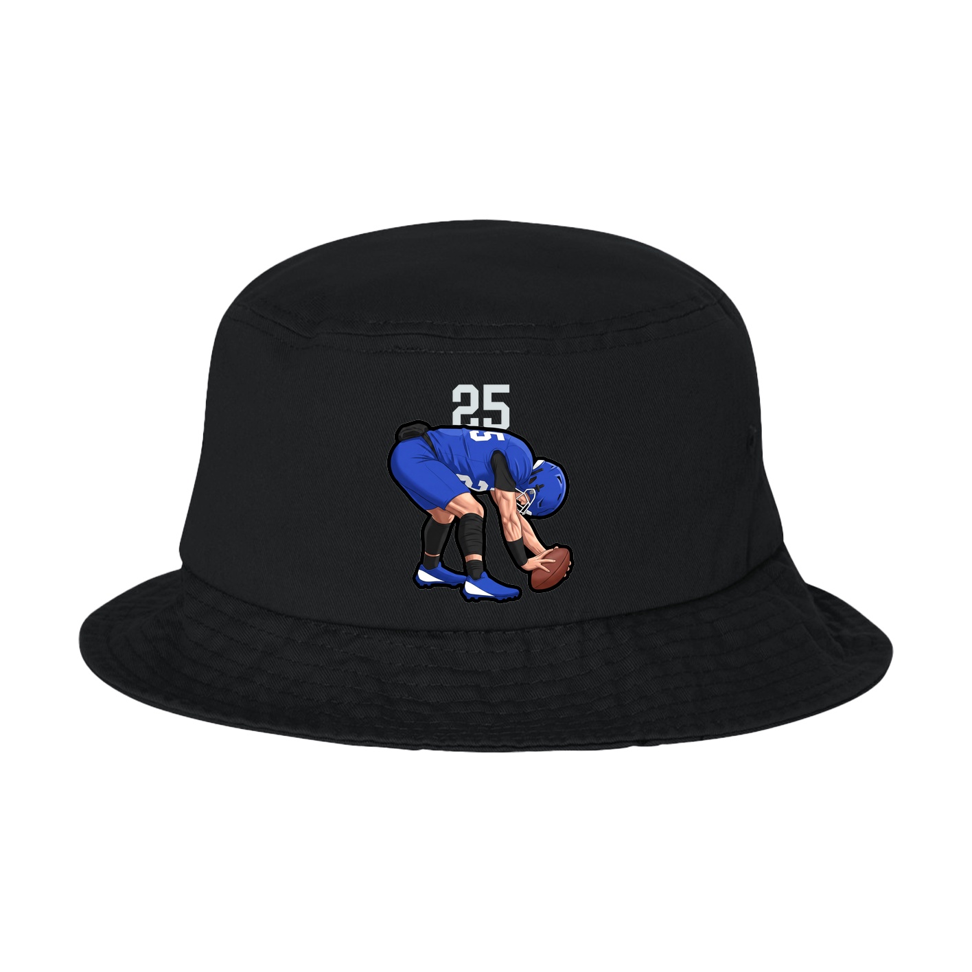 Bucket Cap — Number Top in Black