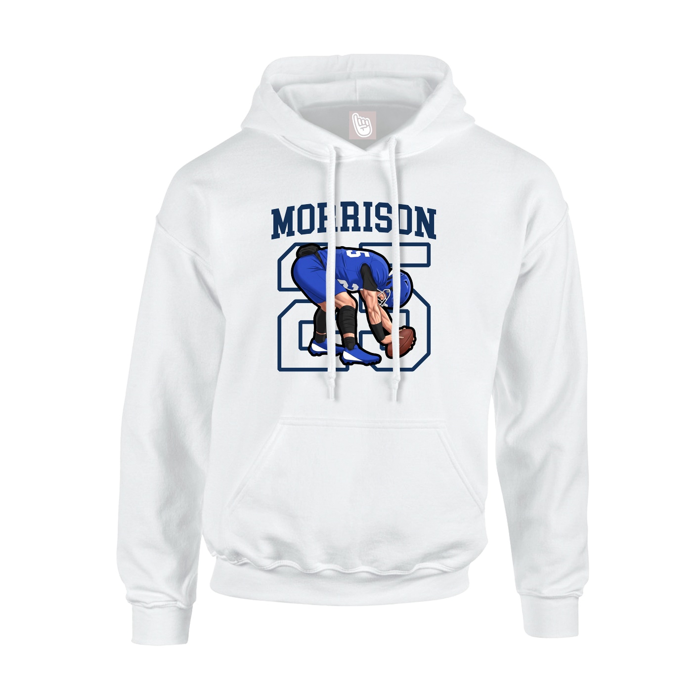 Hoodie — Shirsey in White