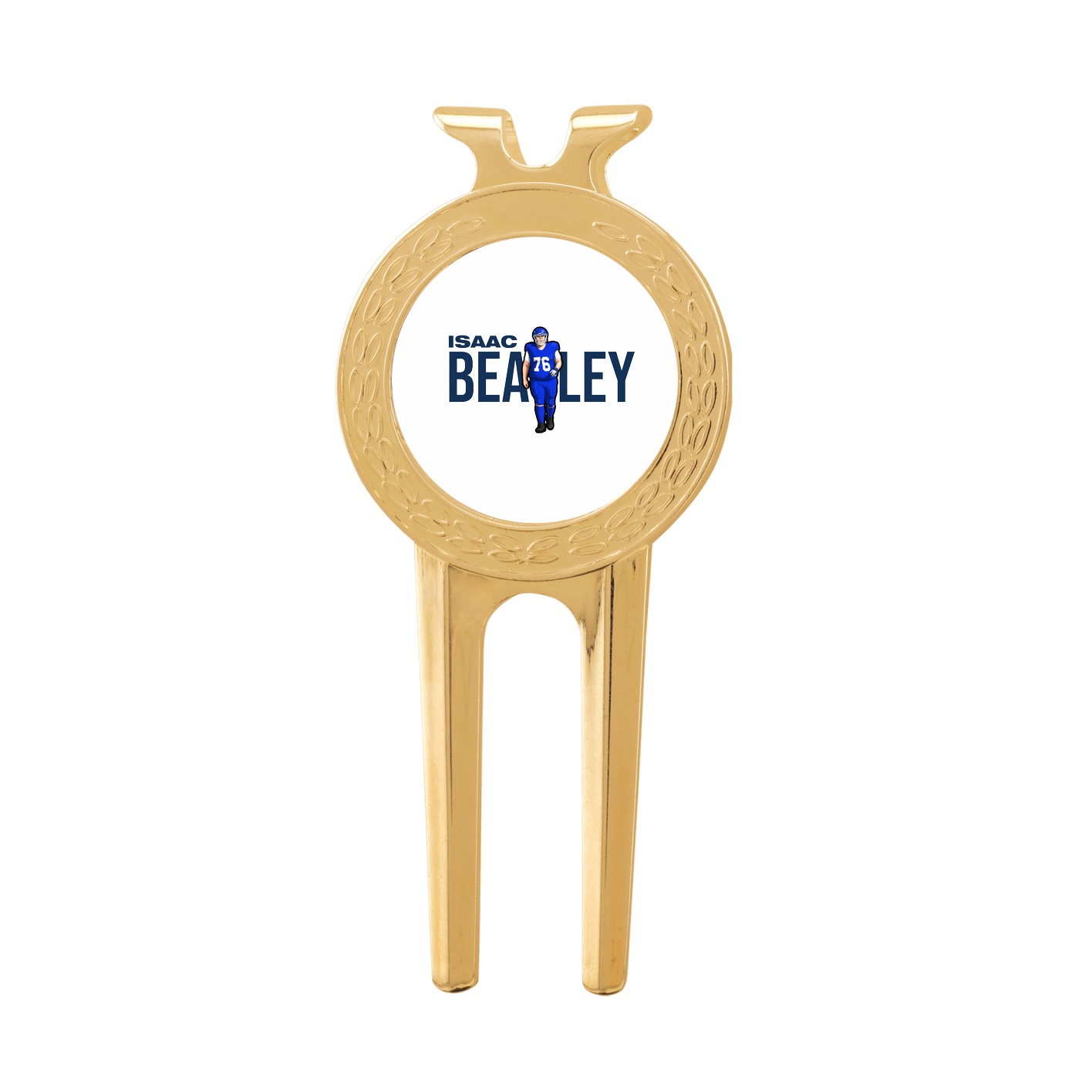 Divot Tool with Ball Marker — Player Name in Classic