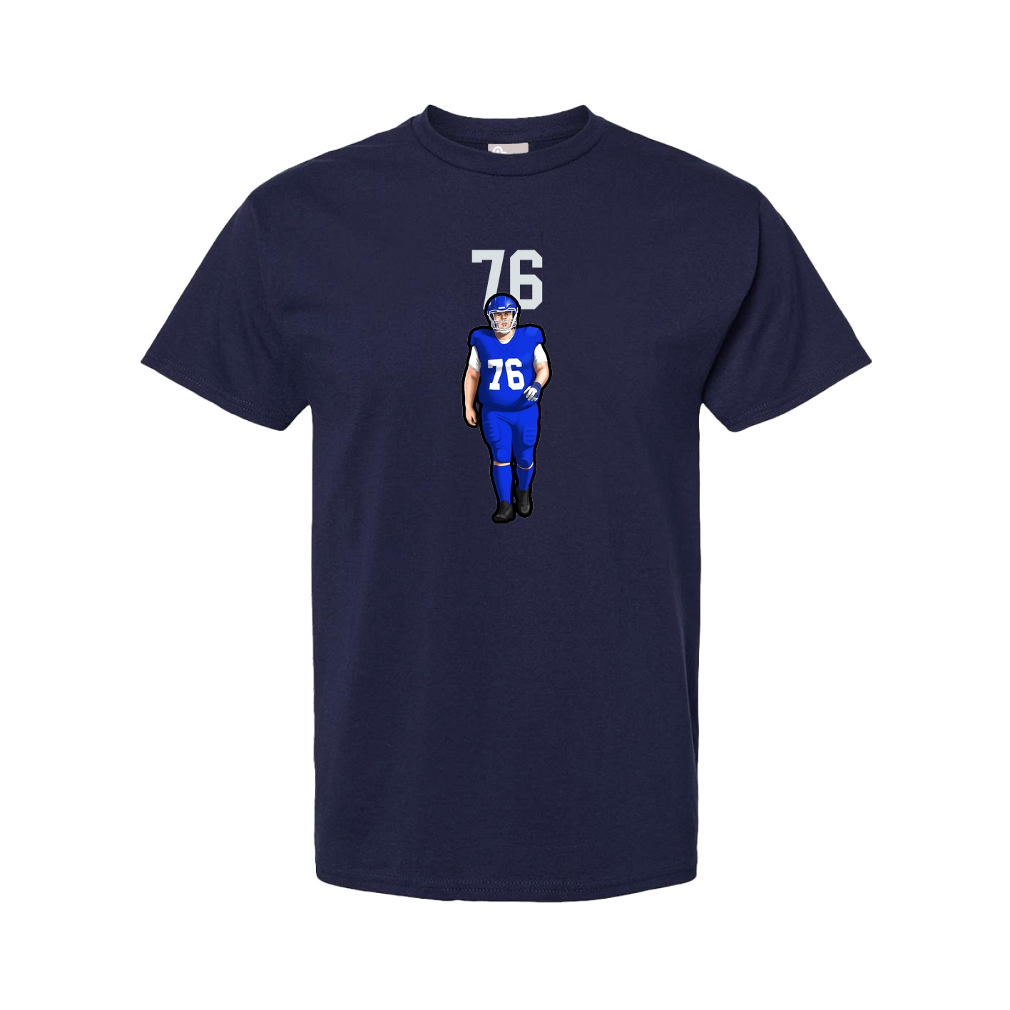 Tee — Number Top in Navy