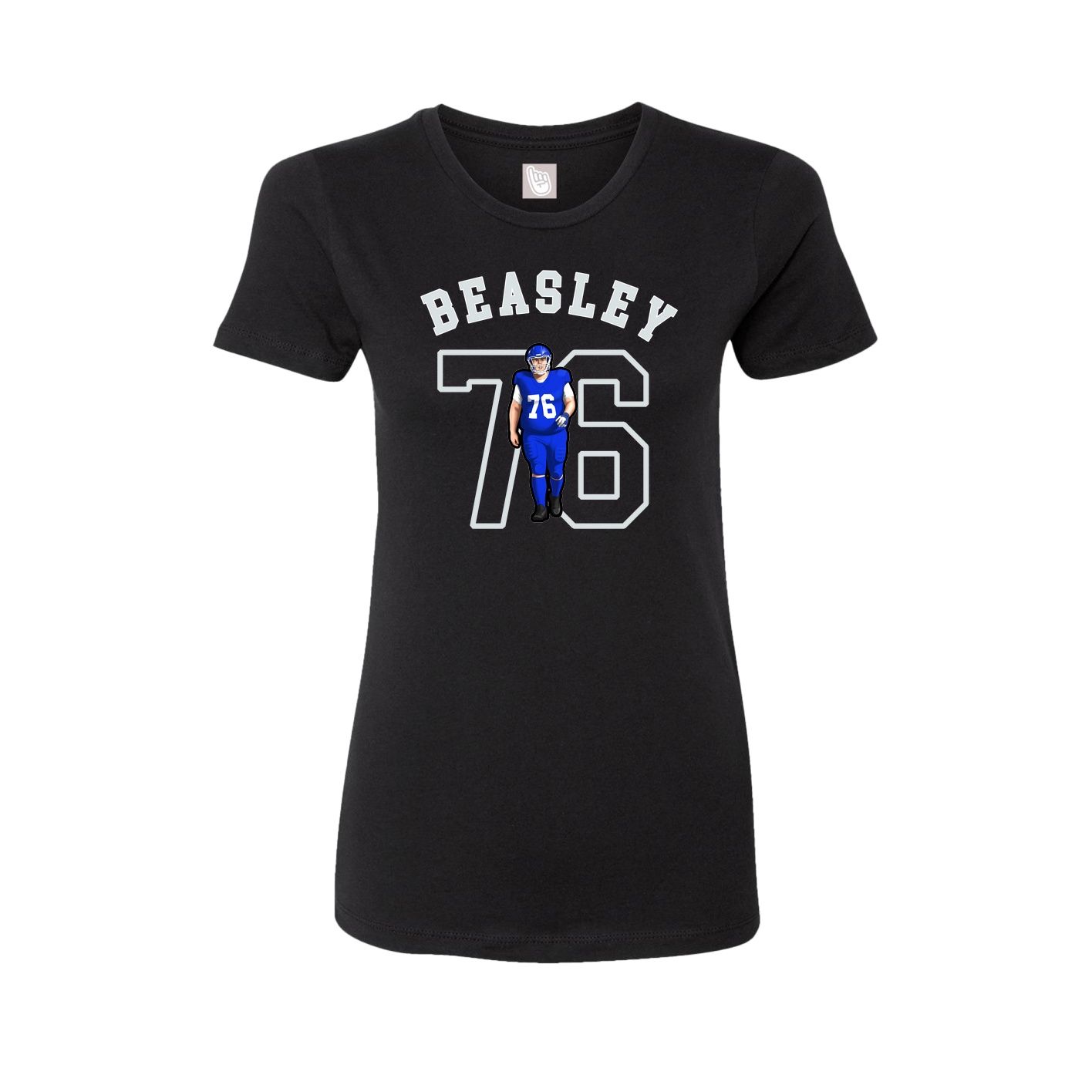 Fitted Women's Tee — Shirsey Arch in Black