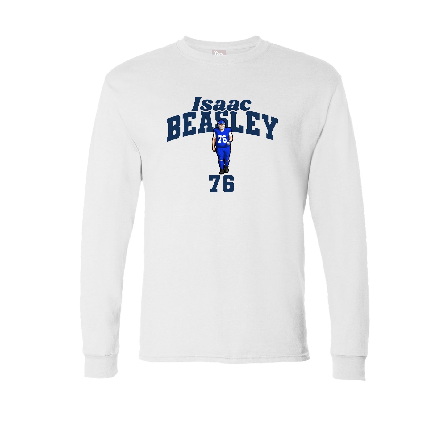 Long Sleeve Tee — Signature Arch in White