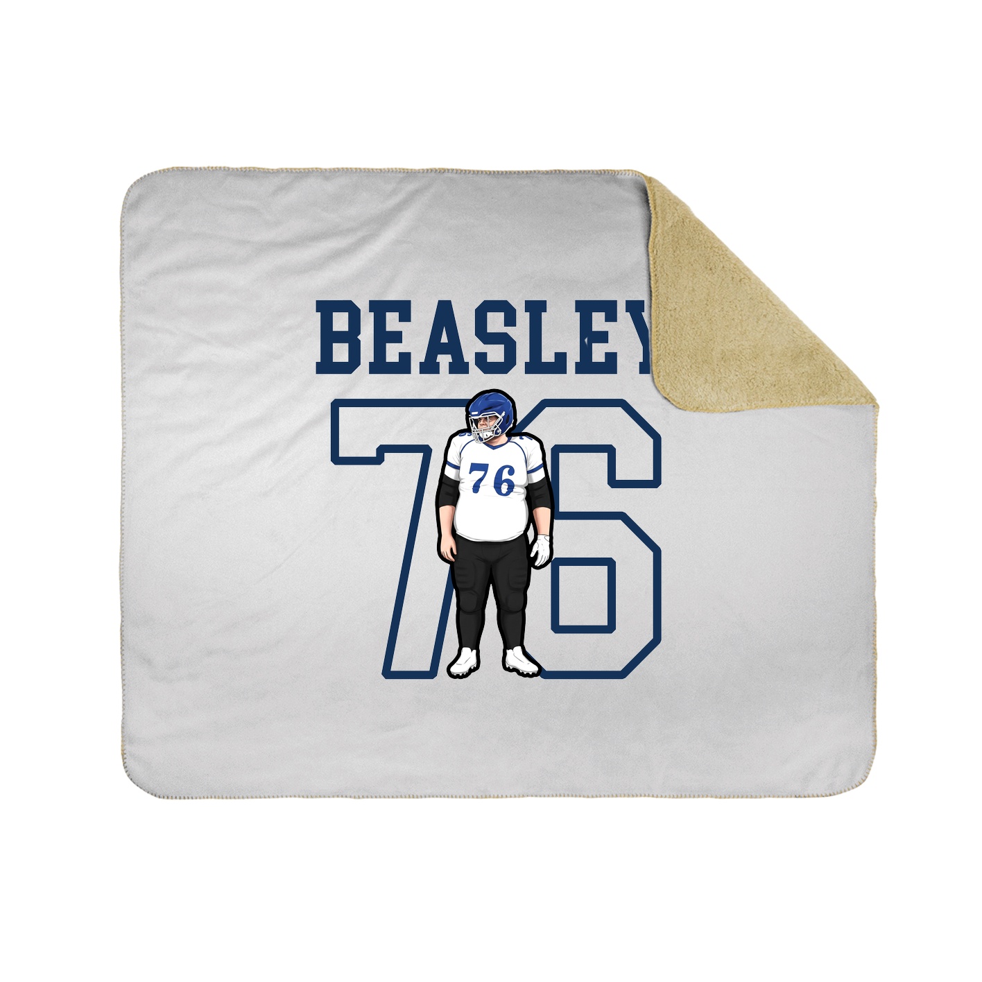 Throw Blanket — Shirsey in White