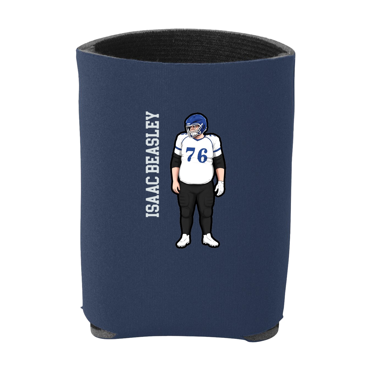 Can Holder — Name Vertical in Navy