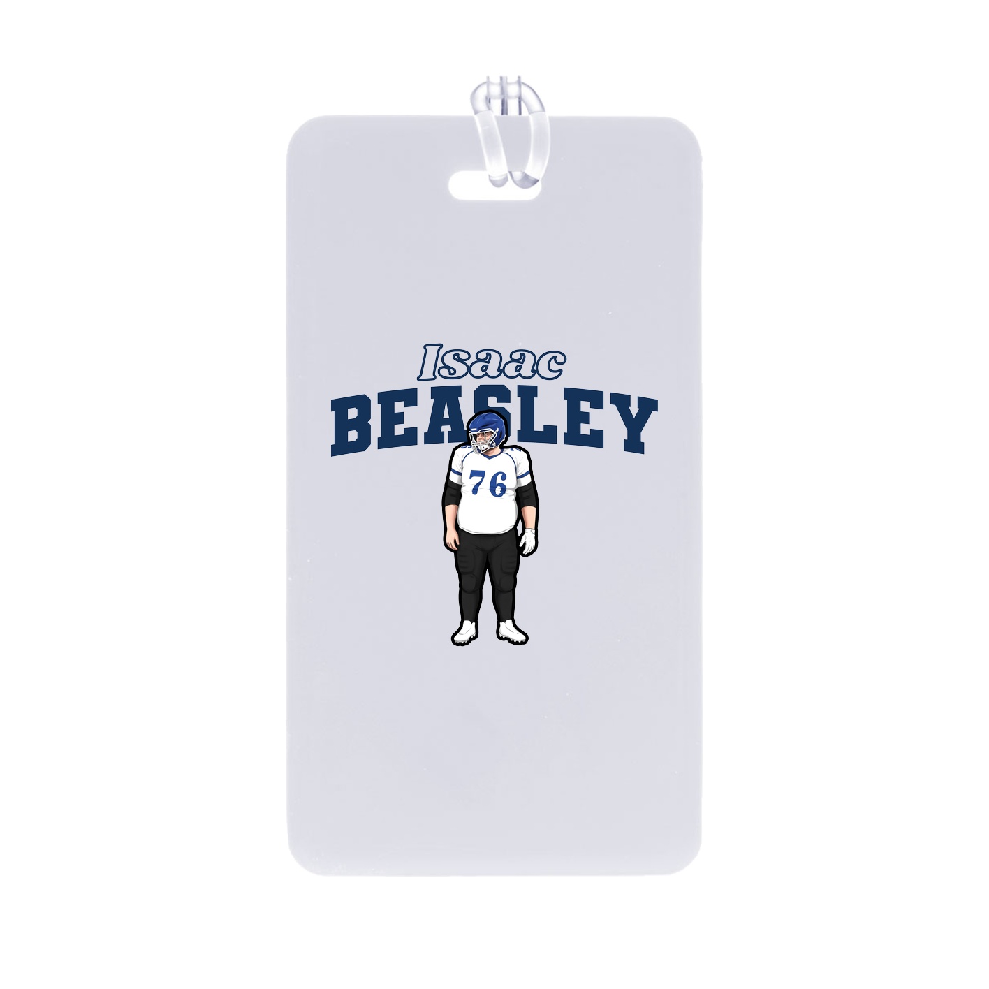 Bag Tag — Name Arch in Classic