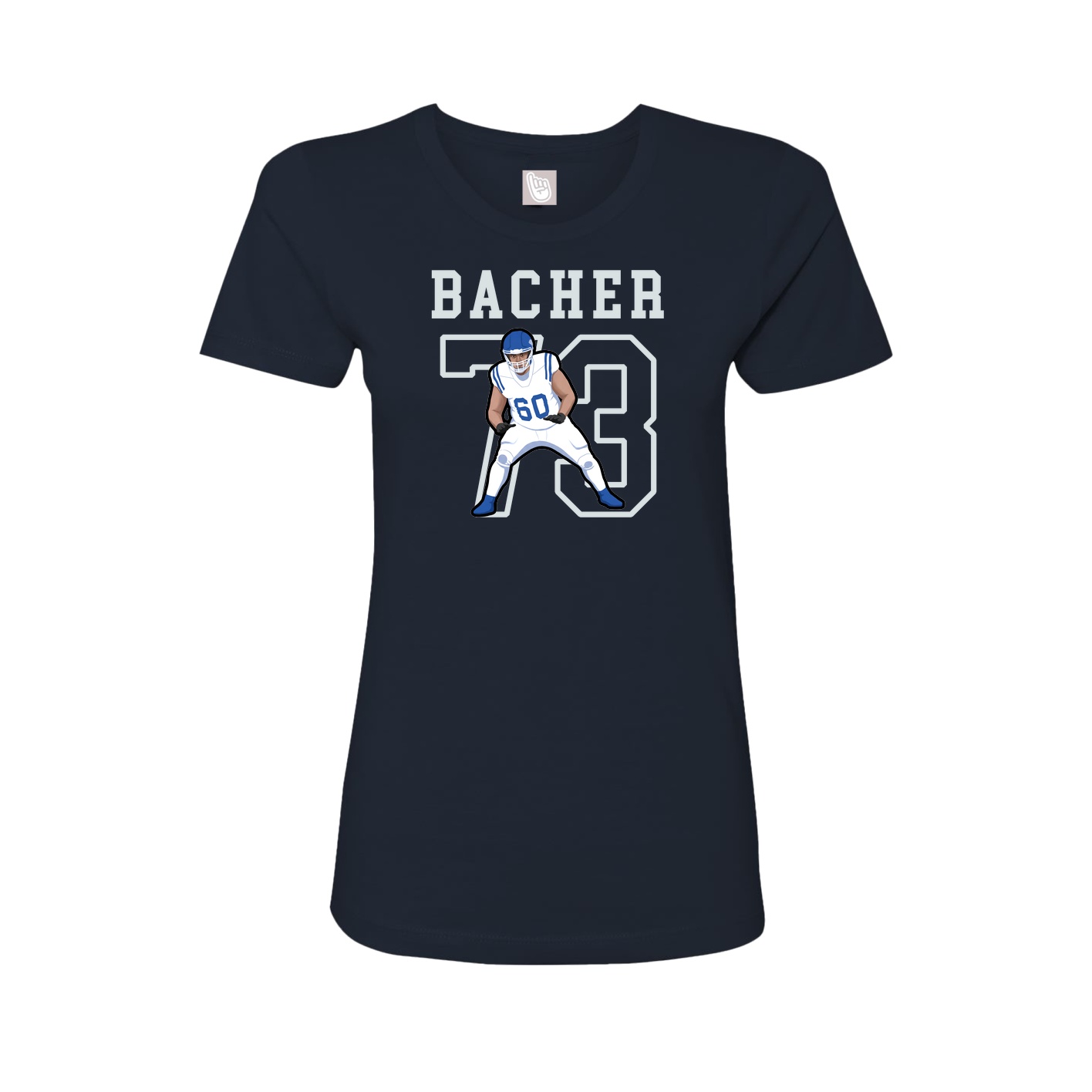 Fitted Women's Tee — Shirsey in Navy