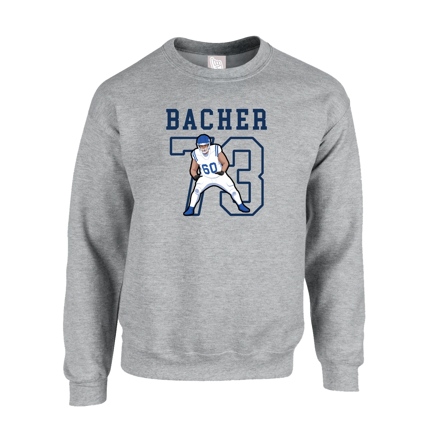 Fleece Crew — Shirsey in Grey
