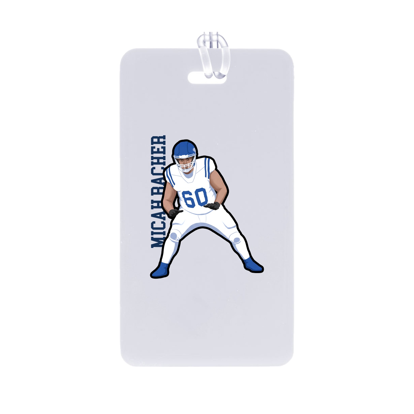 Bag Tag — Name Vertical in Classic