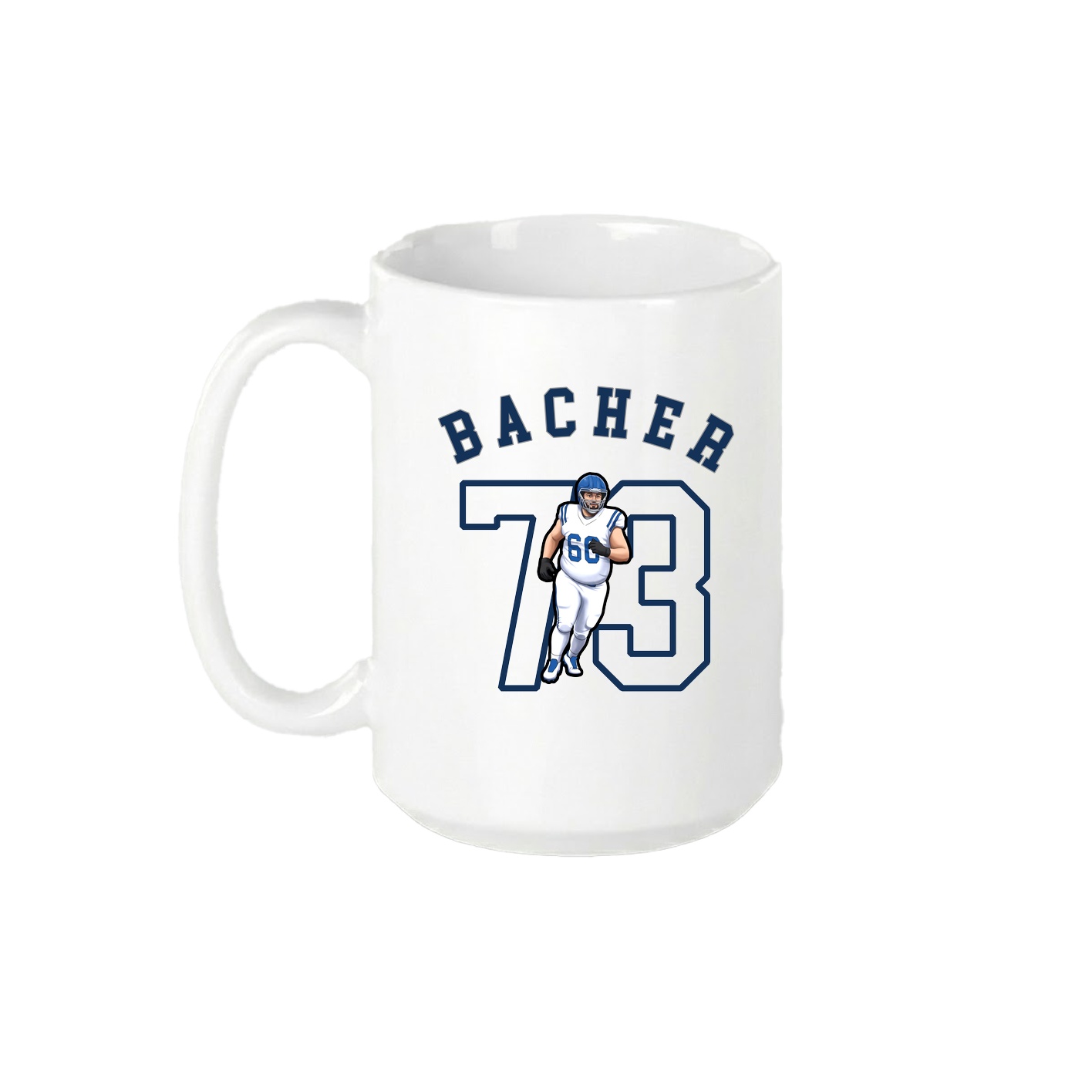15oz Coffee Mug — Shirsey Arch in White