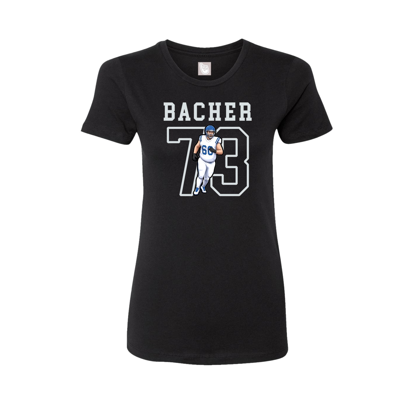Fitted Women's Tee — Shirsey in Black