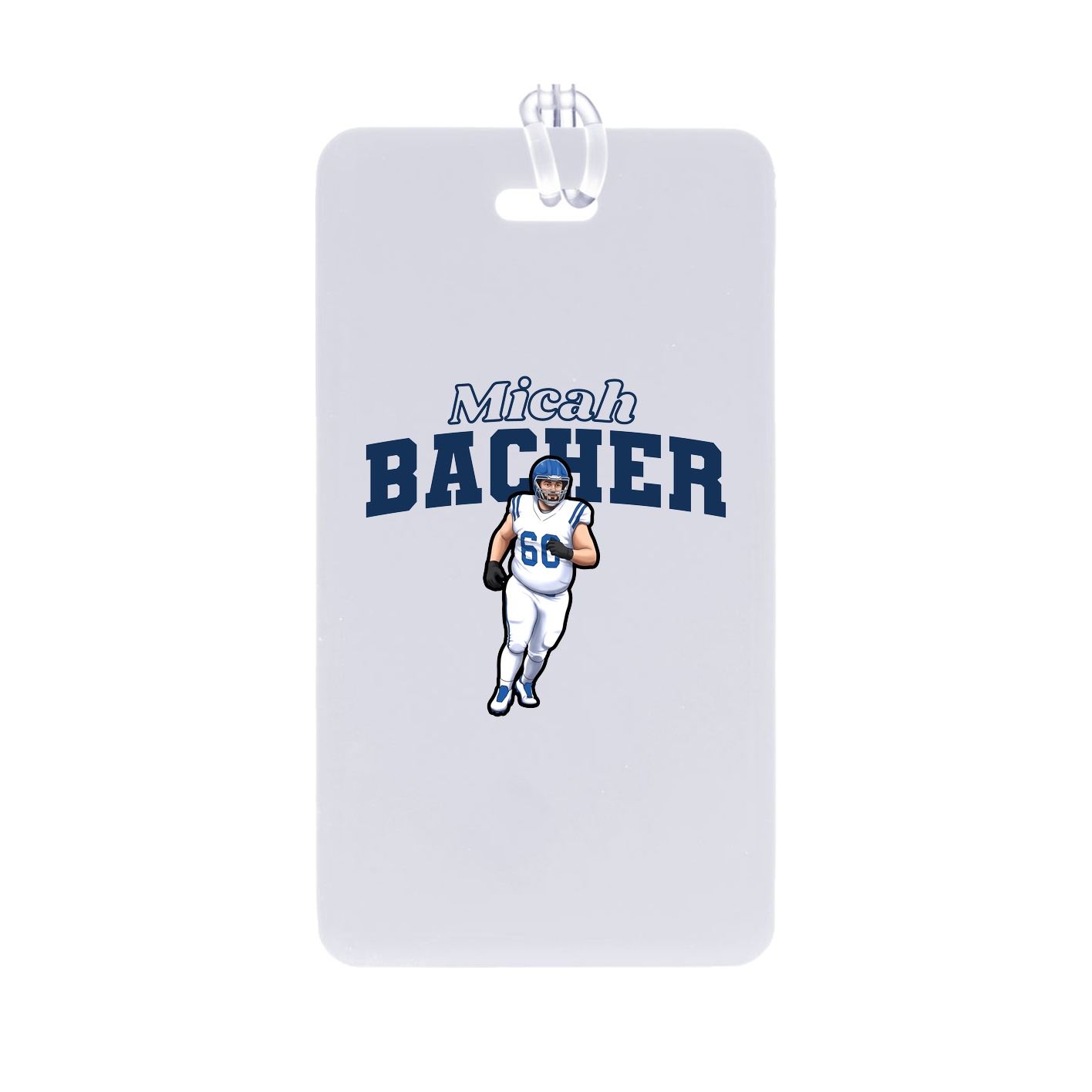 Bag Tag — Name Arch in Classic