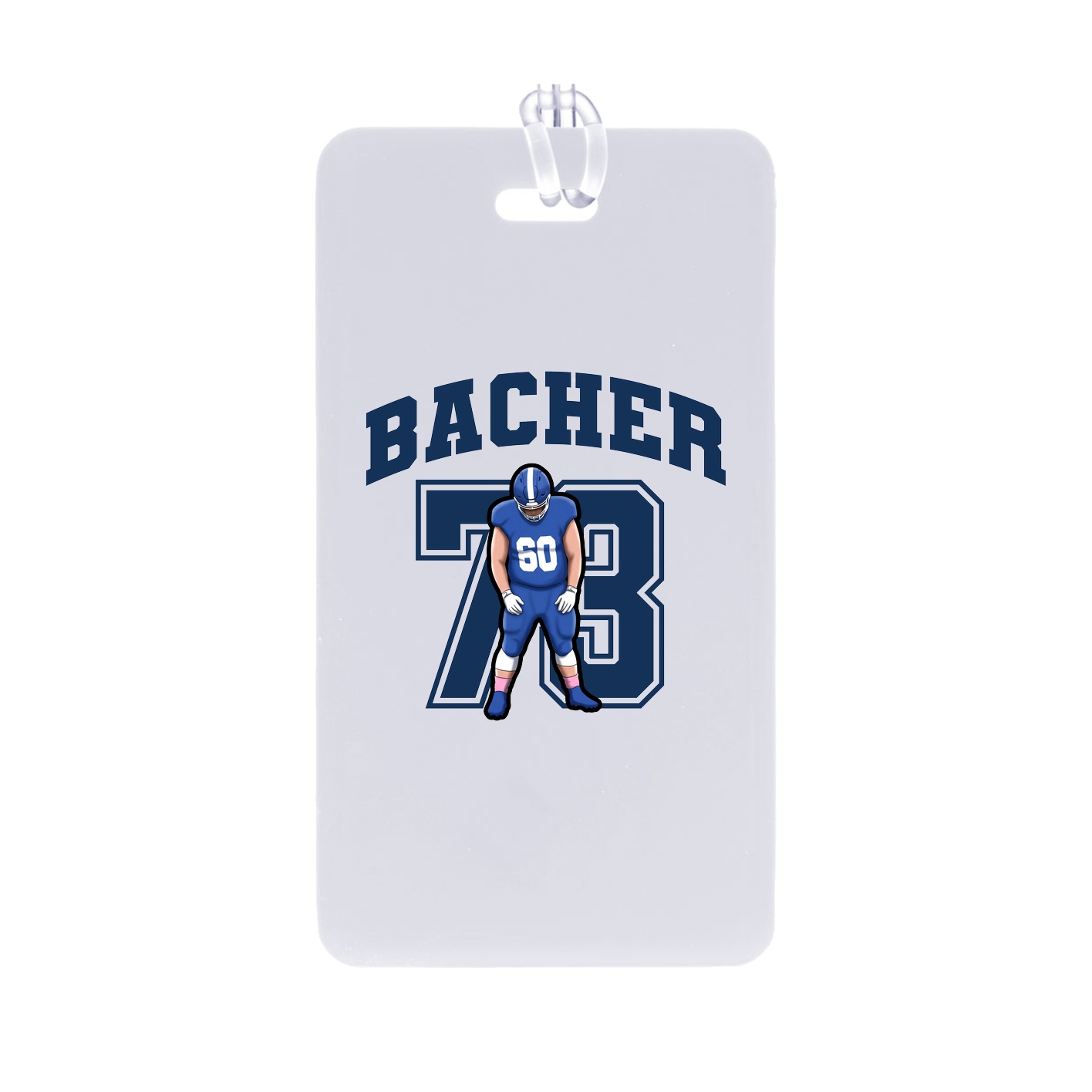 Bag Tag — Number in Classic
