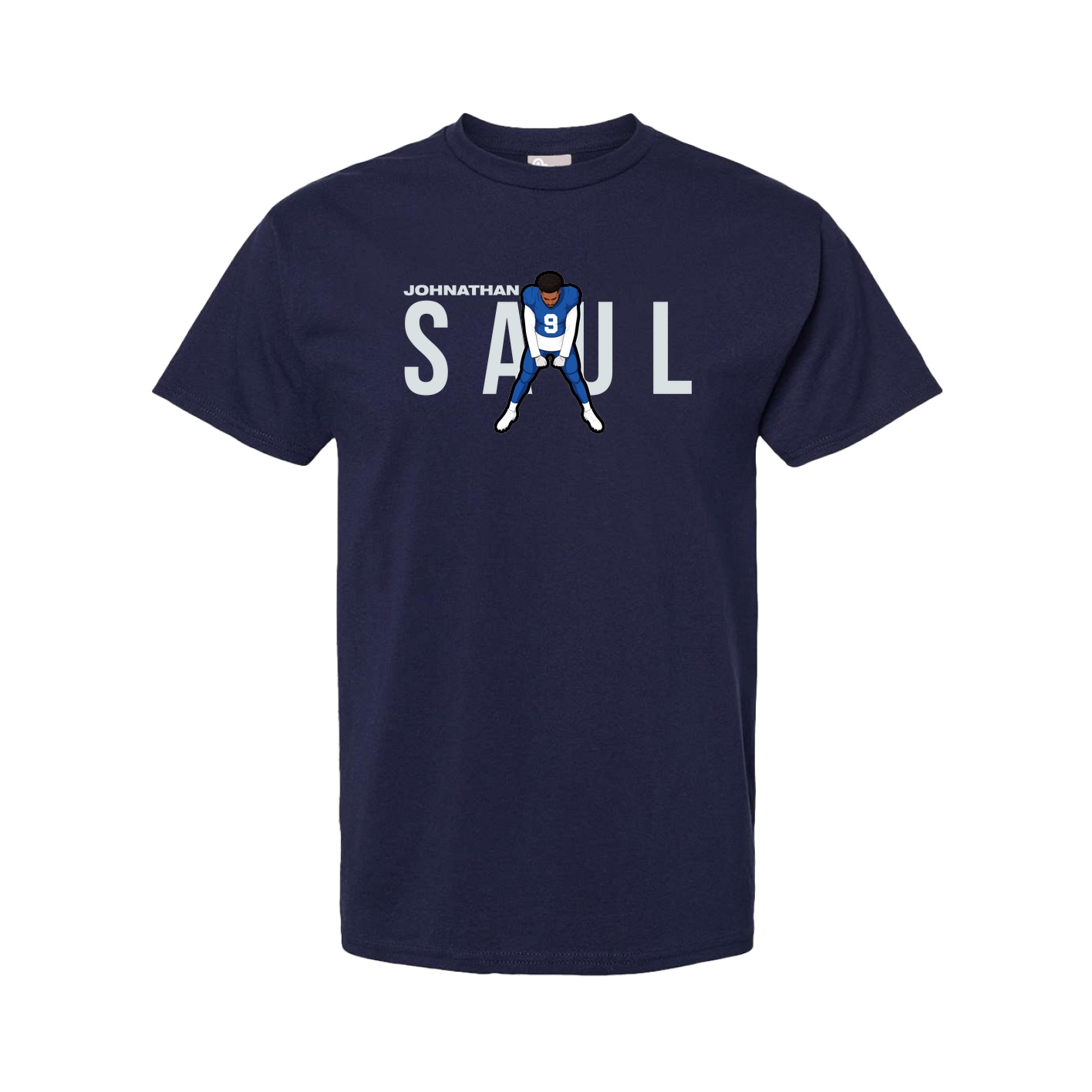 Youth Tee — Player Name in Navy