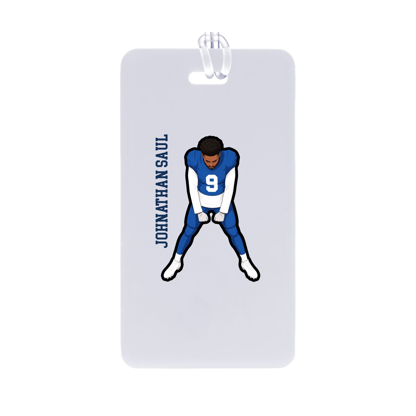 Bag Tag — Name Vertical in Classic