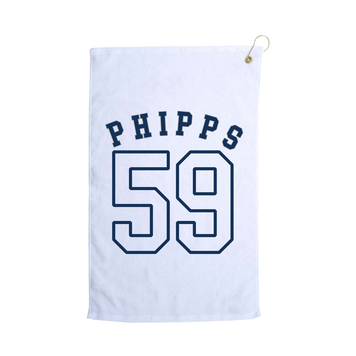 Golf Towel — Shirsey Arch in White