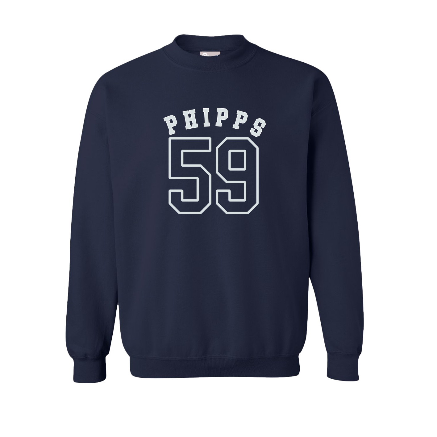 Fleece Crew — Shirsey Arch in Navy