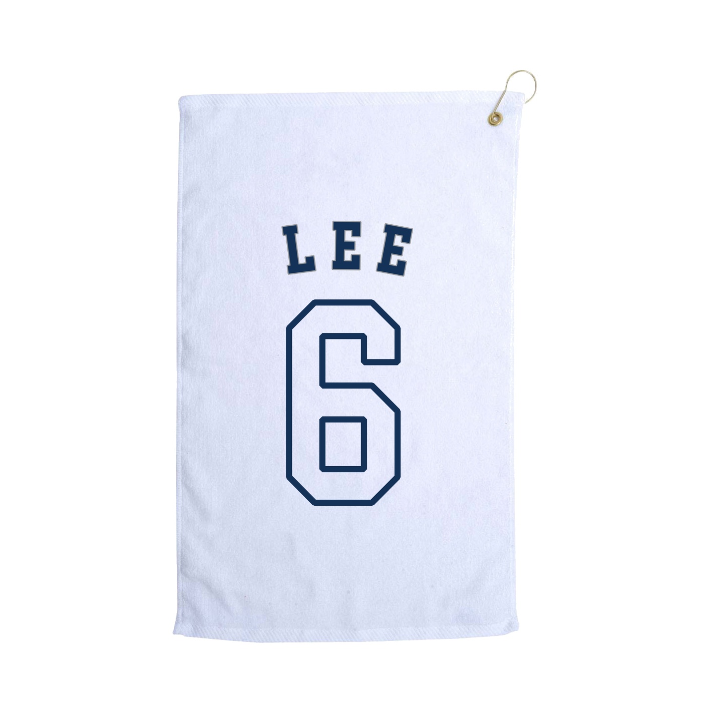 Golf Towel — Shirsey Arch in White