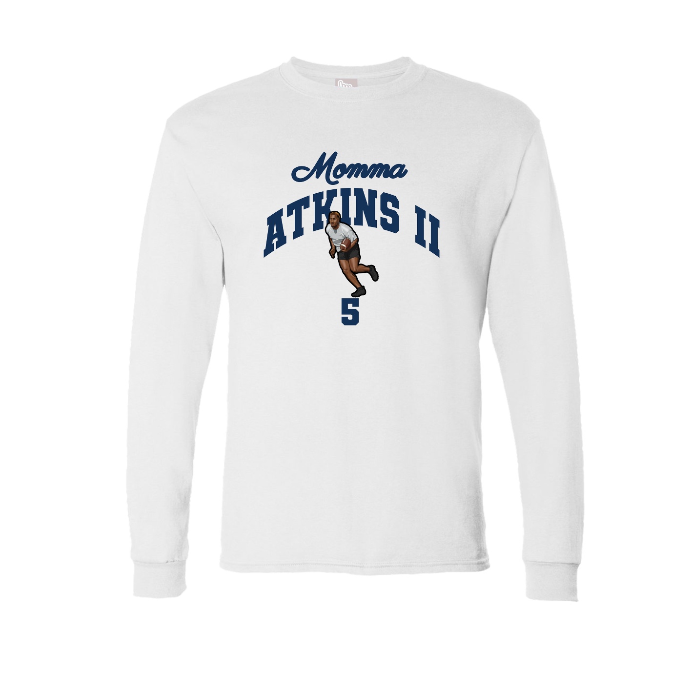 Long Sleeve Tee — Mothers Day Arch in White
