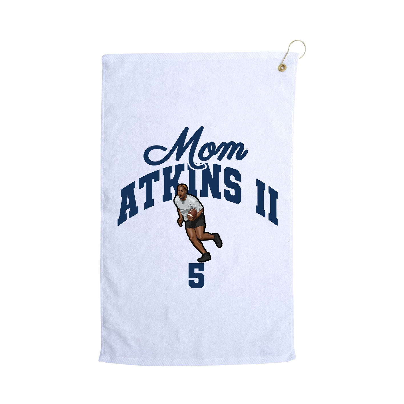 Golf Towel — Mothers Day Arch in White