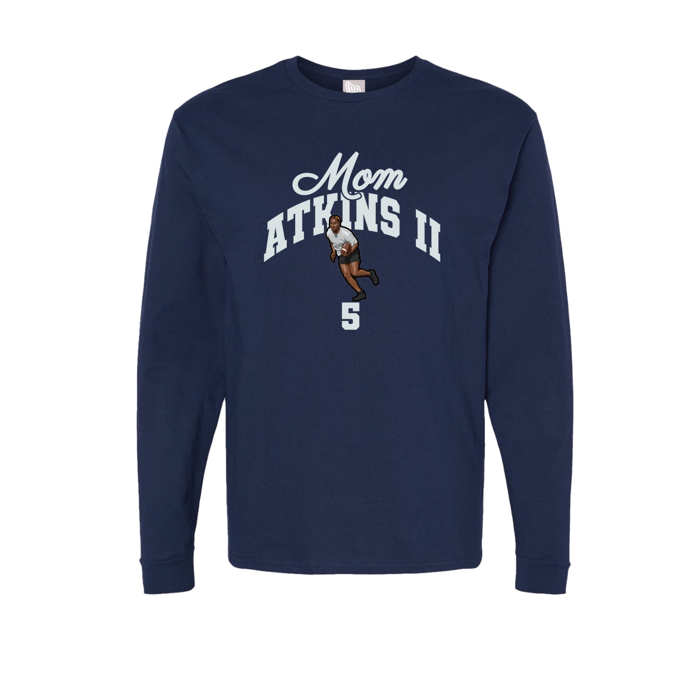 Long Sleeve Tee — Mothers Day Arch in Navy