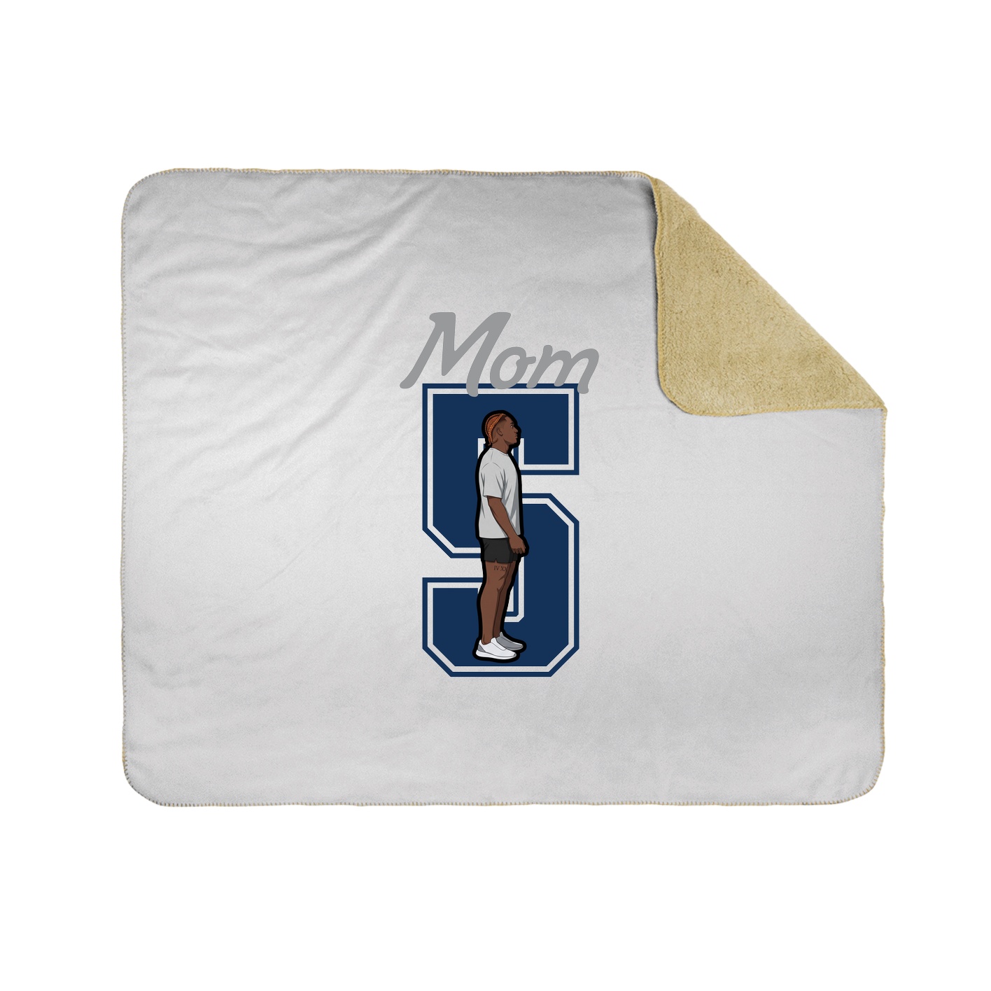 Throw Blanket — Mothers Day Shirsey in White
