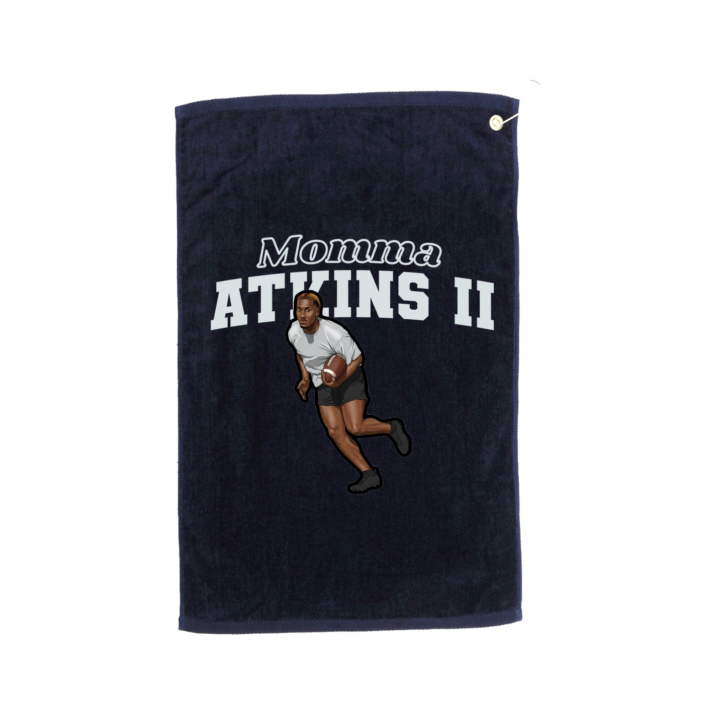 Golf Towel — Mothers Day Block in Navy