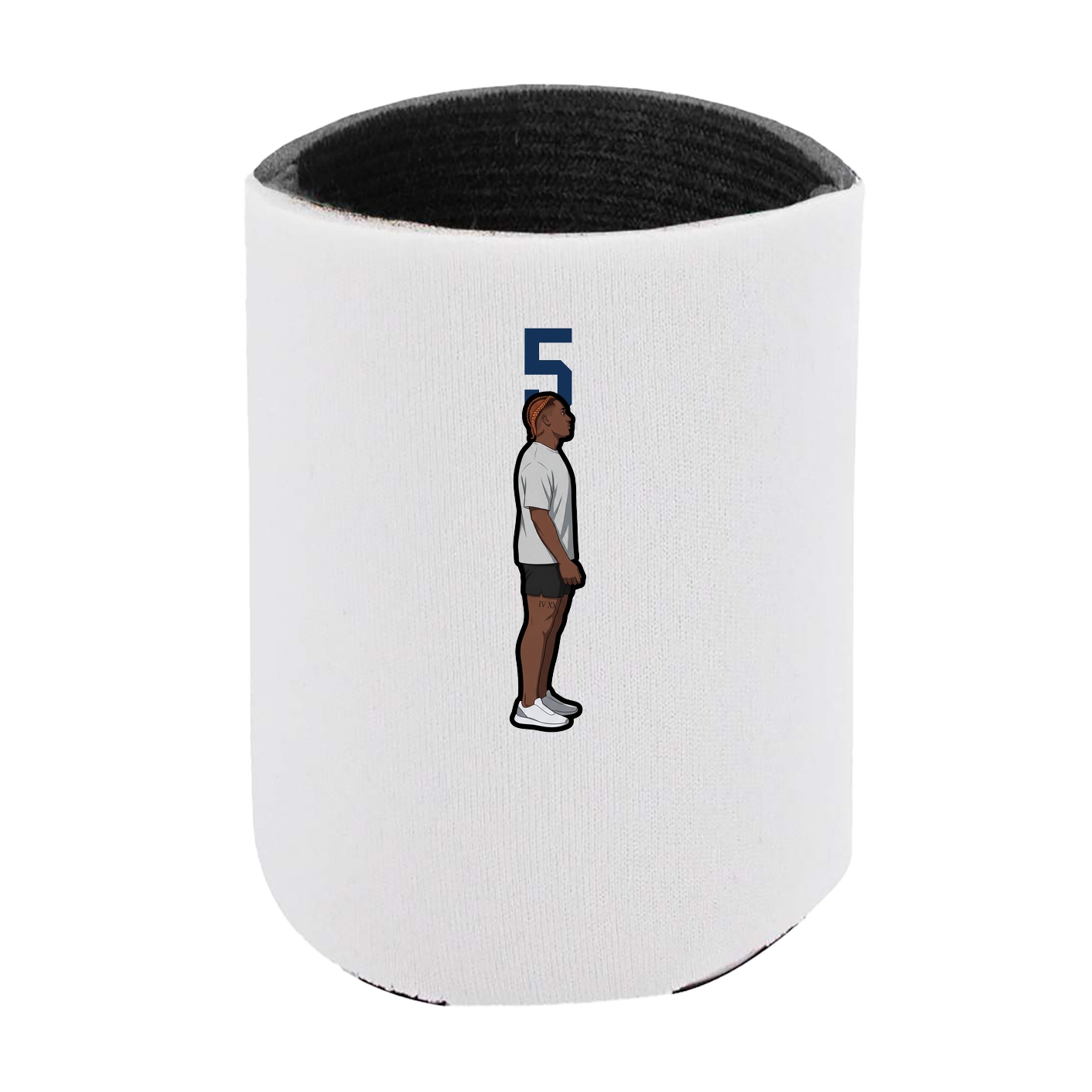 Can Holder — Number Top in White