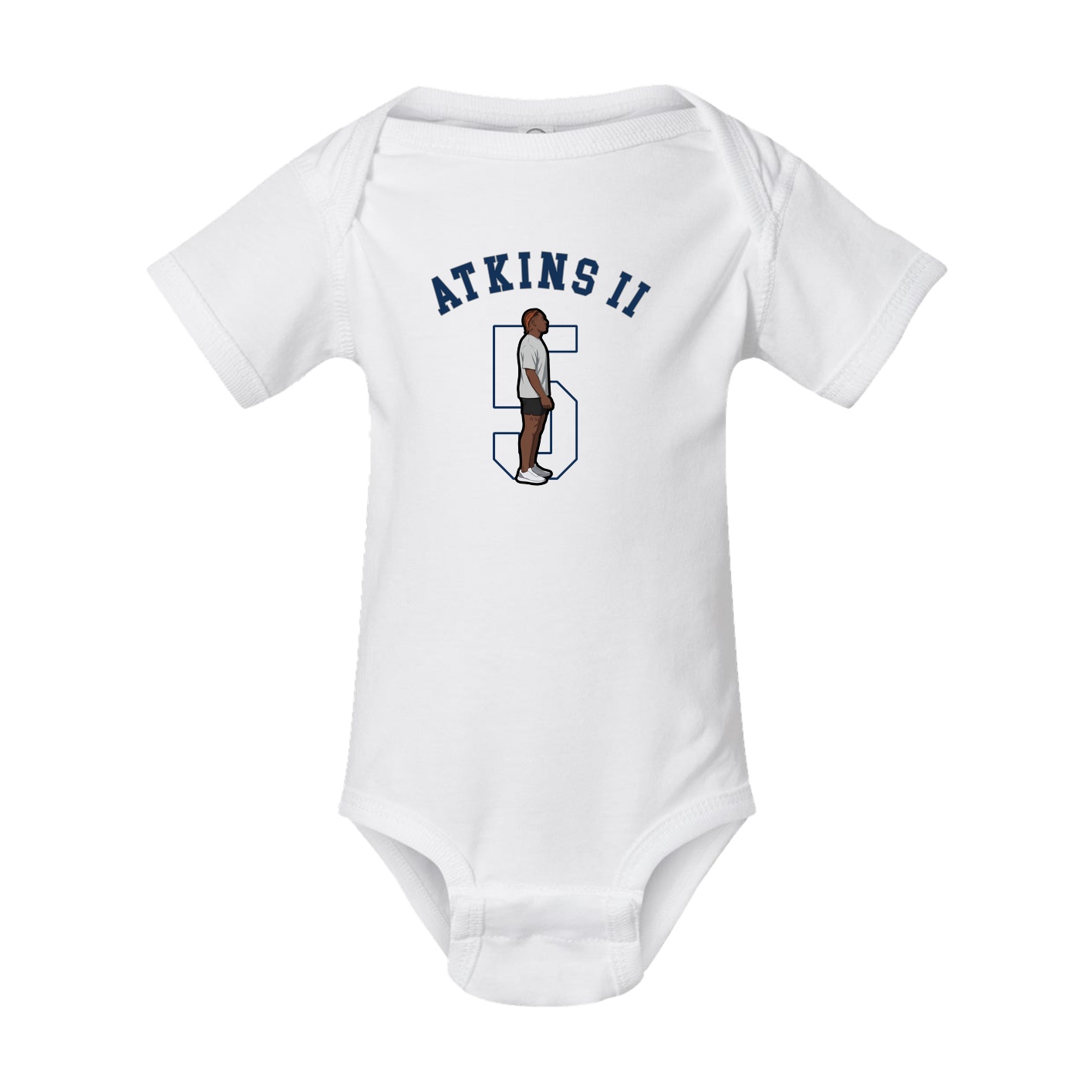 Baby Onesie — Shirsey Arch in White