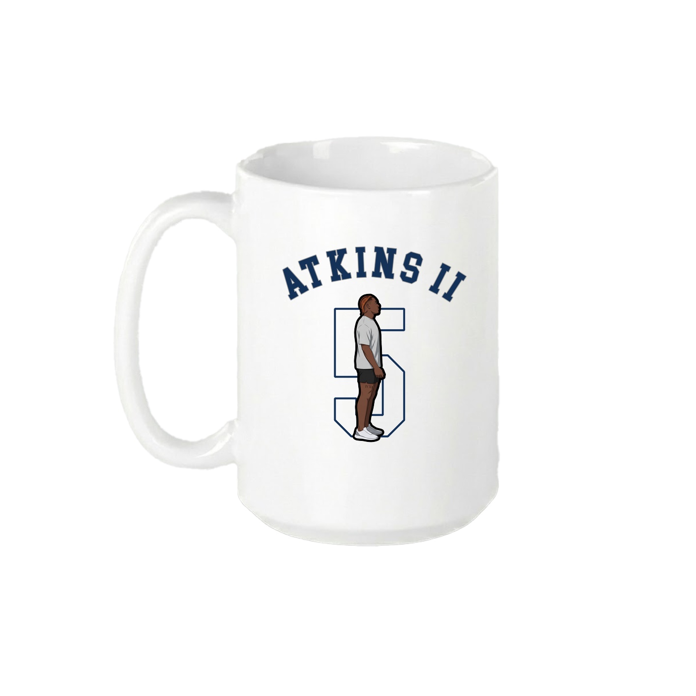15oz Coffee Mug — Shirsey Arch in White