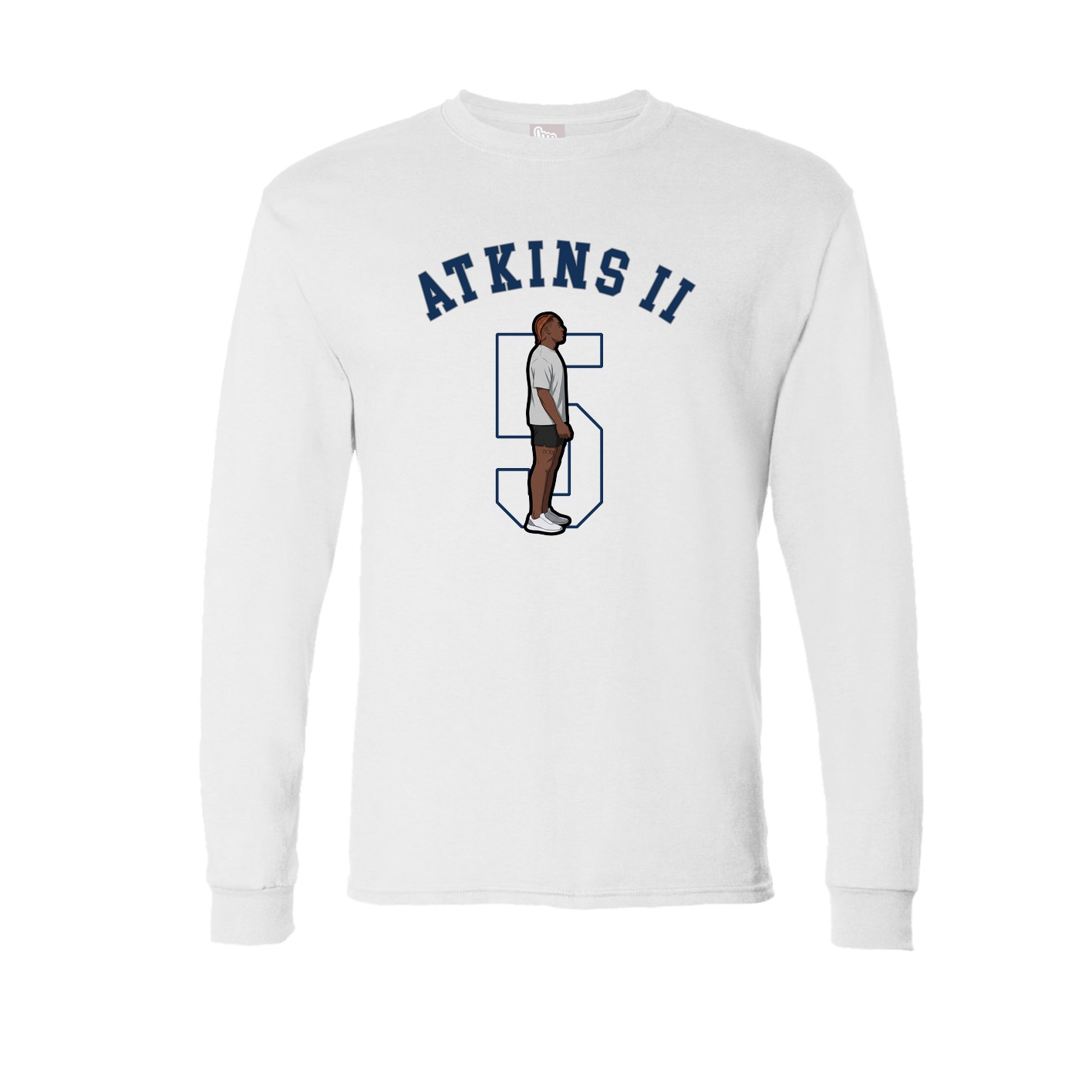 Long Sleeve Tee — Shirsey Arch in White