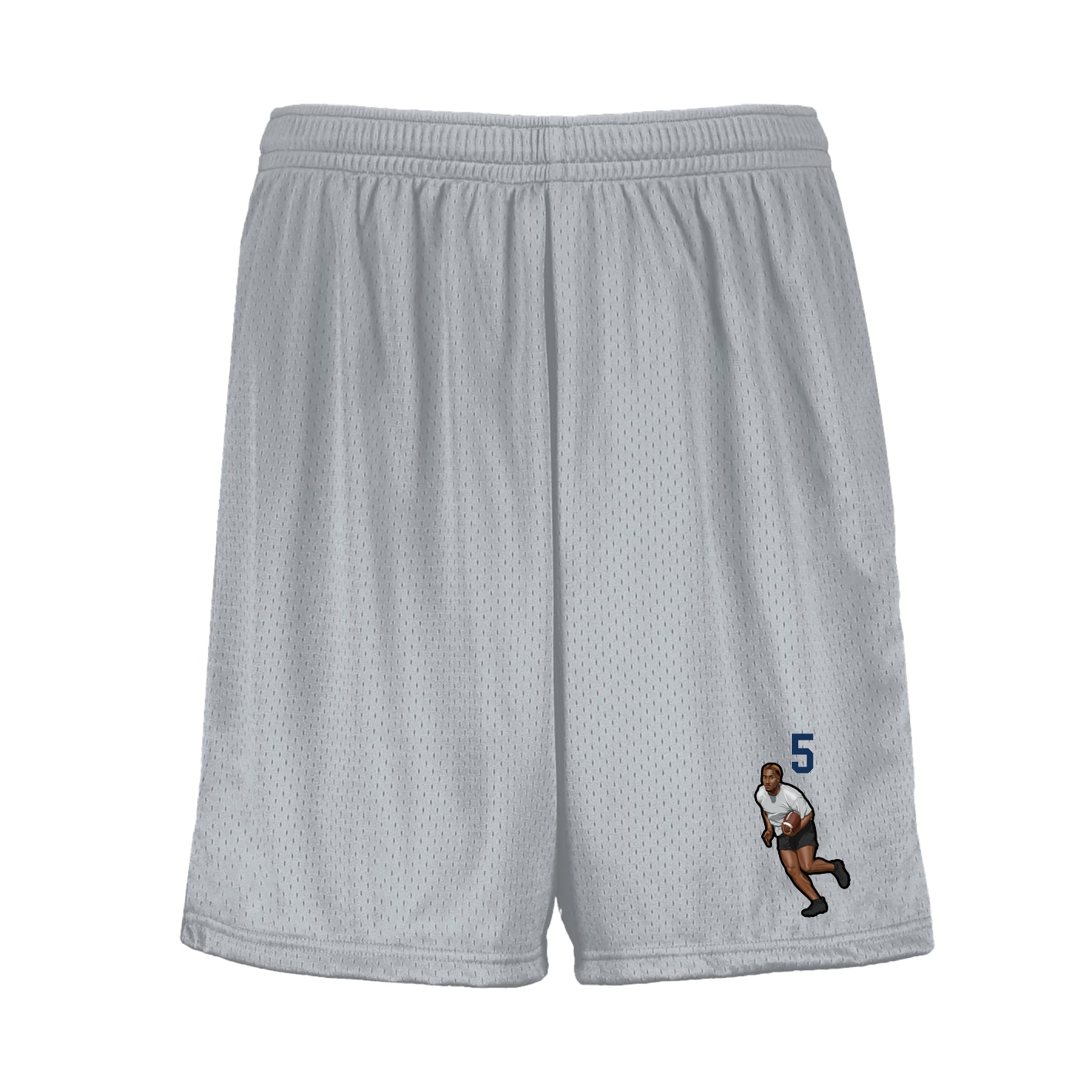 Shorts — Number Top in Silver