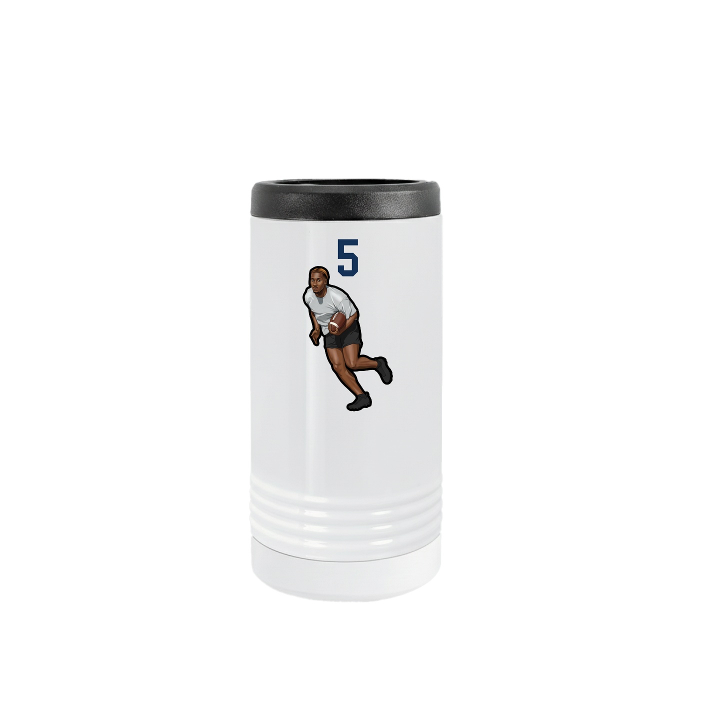 Slim Beverage Holder — Number Top in White