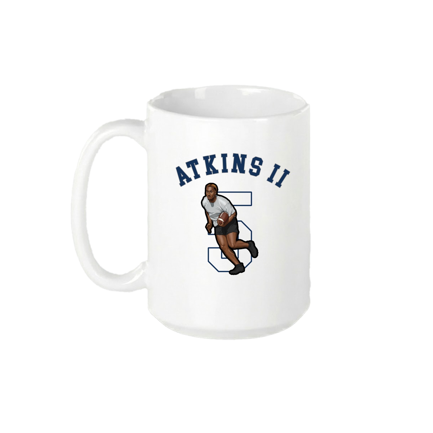 15oz Coffee Mug — Shirsey Arch in White