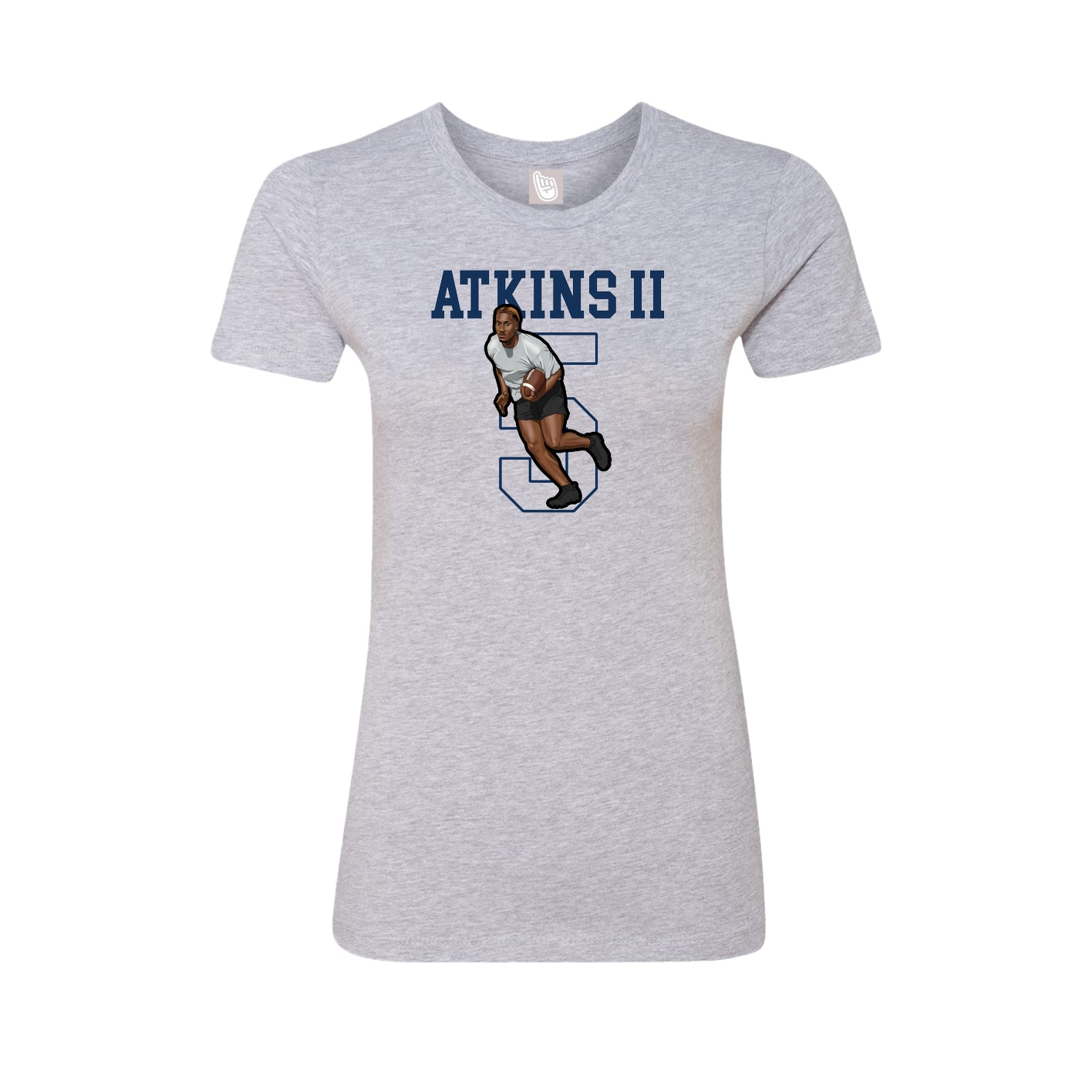 Fitted Women's Tee — Shirsey in Grey