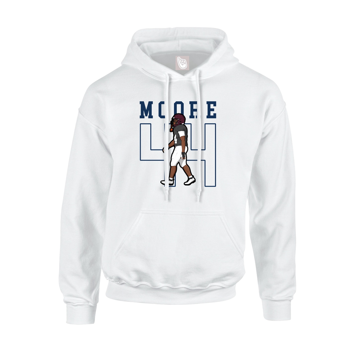 Hoodie — Shirsey in White
