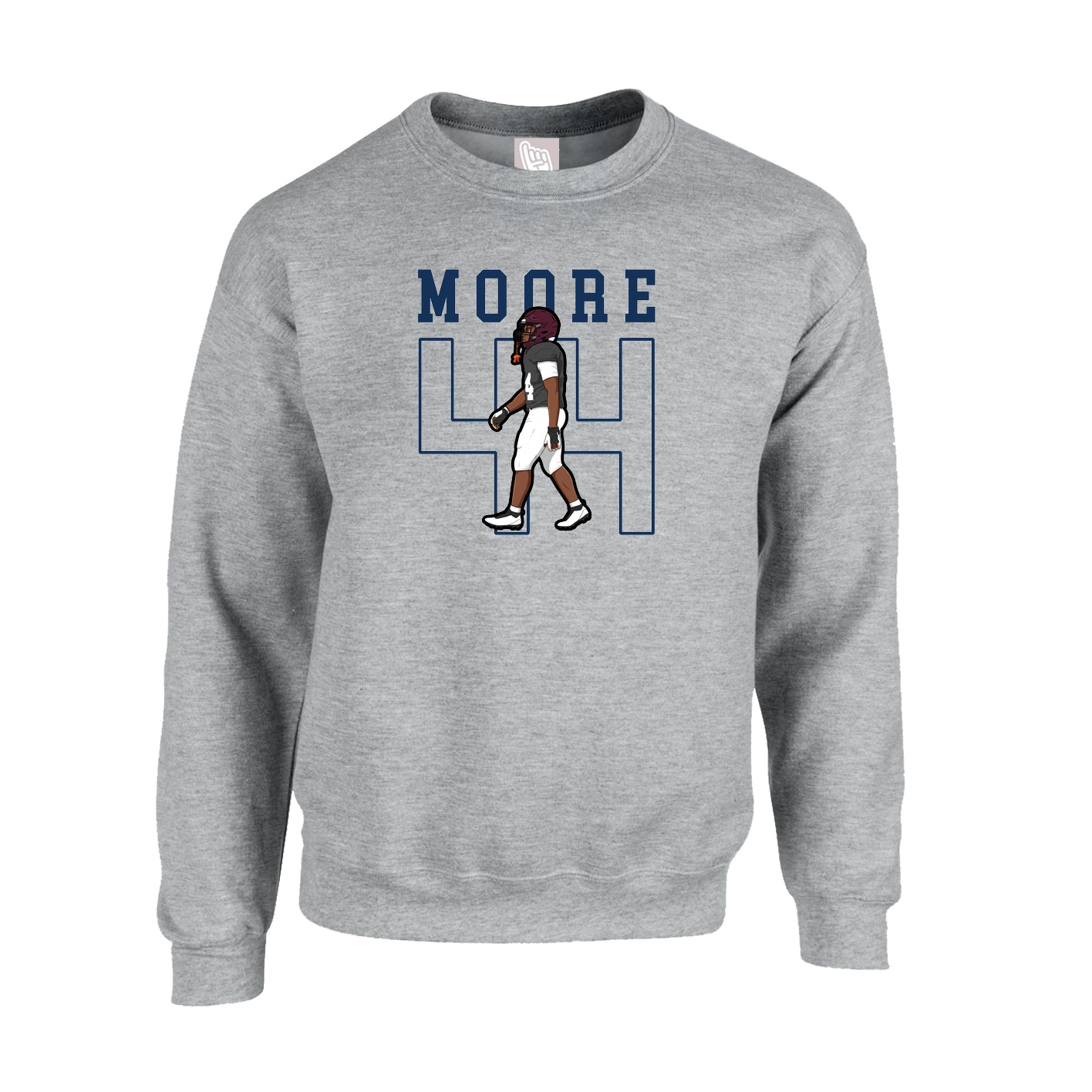 Fleece Crew — Shirsey in Grey